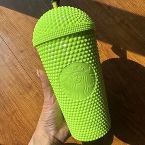 Starbucks Bright Green Studded Dome Cup